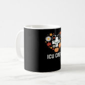 ICU crew Klassiek T-shirt Koffiemok (Voorkant links)