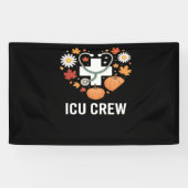 ICU crew Klassiek T-shirt Spandoek (Horizontaal)