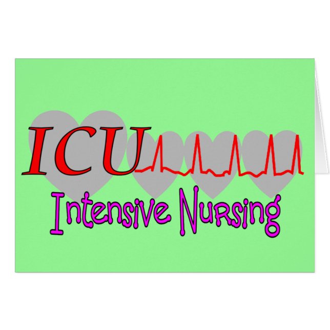 ICU INTENSIEVE Nursing Unieke cadeautjes (Voorkant Horizontaal)