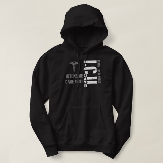 ICU Intensive Care Unit RN Personeel Hoodie (Design voorkant)