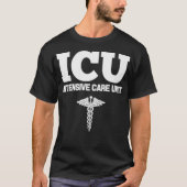ICU Intensive Care Unit RN T-shirt (Voorkant)