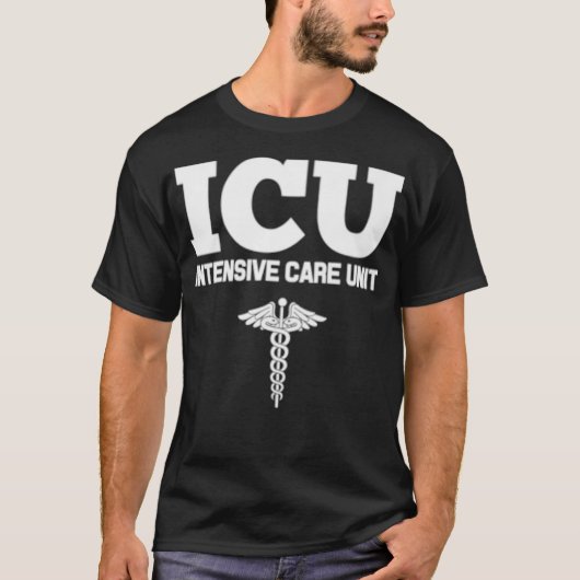 ICU Intensive Care Unit RN T-shirt (Voorkant)