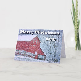 ICU-kerstkaart Feestdagen Kaart