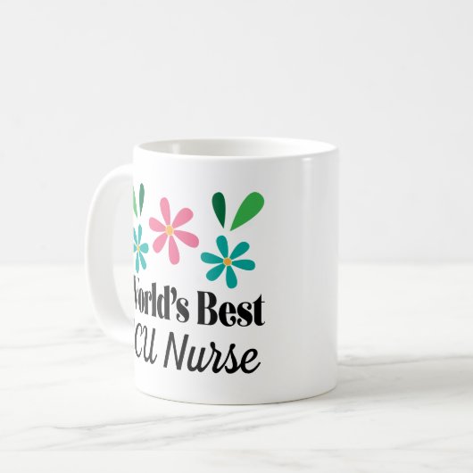 ICU Nurse Appreciation Gift Koffiemok (Voorkant links)