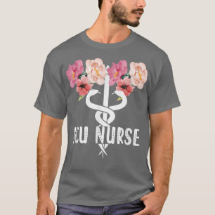 ICU Nurse Caduceus Intensive Care Unit ICU Verplee T-shirt
