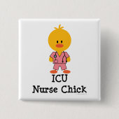 ICU Nurse Chick Button (Voorkant)