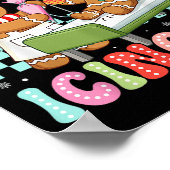 Icu Nurse Did You Try Icing It Christmas Retro Gin Poster (Hoek)