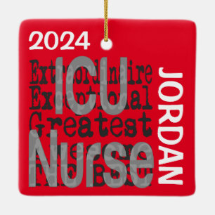 ICU Nurse Extraordinaire CUSTOM Keramisch Ornament