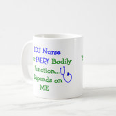 ICU Nurse Gifts Koffiemok (Voorkant links)