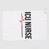 ICU Nurse Golfhanddoek (Horizontaal)