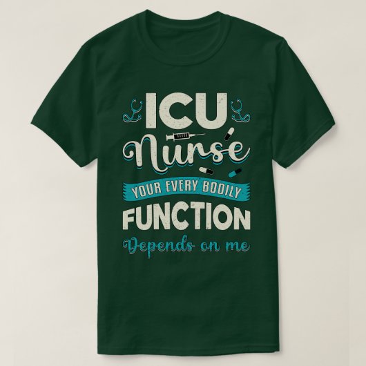 Icu Nurse Medicine Emergency Love Ambulance Funny T-shirt (Design voorkant)