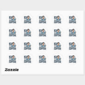 ICU Nurse Powered By Caffeine Funny Nurse Sticker (Vel)