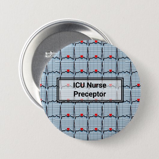ICU Nurse Preceptor Button (Voorkant /achterkant)