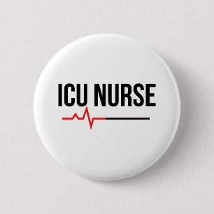 ICU Nurse Ronde Button 5,7 Cm