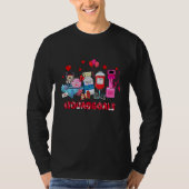 ICU Nurse Squad Goals Happy Valentines Day Funny I T-shirt (Voorkant)
