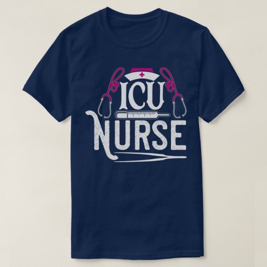 Icu Nurse T-shirt (Design voorkant)