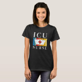 ICU Nurse Work School Nursing Team Squad Women T-shirt (Voorkant volledig)