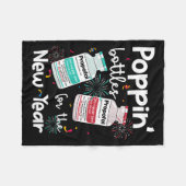 Icu Nurses New Year Eve Outfits Pn Bottles Cu Er N Fleece Deken (Voorkant (Horizontaal))