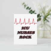 ICU NURSES ROCK BRIEFKAART (Staand voorkant)