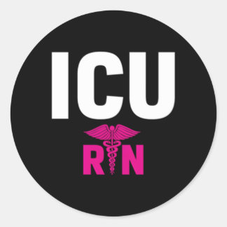 Icu Registered Nurse Intensive Care Unit Rn Person Ronde Sticker