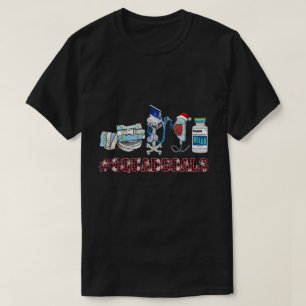 ICU Squad Goals Kerstmis T-Shirt, Funny Icu Nurse T-shirt
