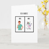 ICU Verpleegkundige Gift Voor Intensive Care Unit Kaart (Gele Bloem)