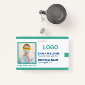 ICU Verpleegkundige ID Fotosjabloon Badge (Voorkant met intrekbare)