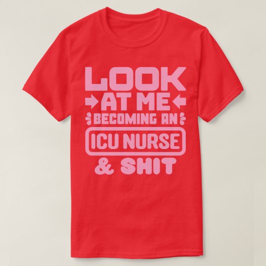 ICU-verpleegkundige student 2 T-shirt (Design voorkant)