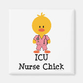 ICU Verpleegster Chick Magnet (Voorkant)
