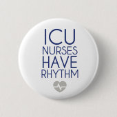 ICU-verpleegsters Ronde Button 5,7 Cm (Voorkant)