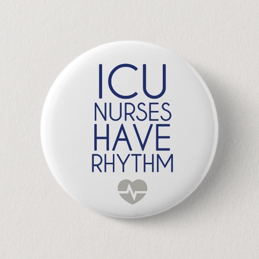 ICU-verpleegsters Ronde Button 5,7 Cm (Voorkant)