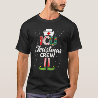ICU zurige kerstkrabben voor vrouwen Pjamas Funny T-shirt