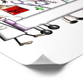 ICU zurse canvas Art - Unieke 3D artistieke grafis Poster (Hoek)