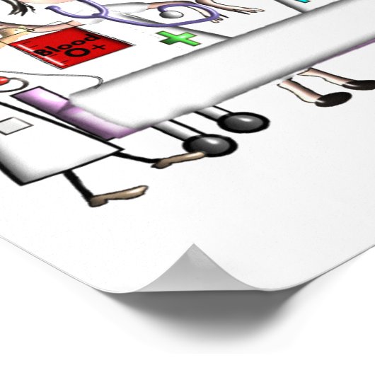 ICU zurse canvas Art - Unieke 3D artistieke grafis Poster (Hoek)