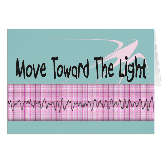 ICU Zurse Gift—Hilarious V-Fib EKG Strip Design (Voorkant Horizontaal)