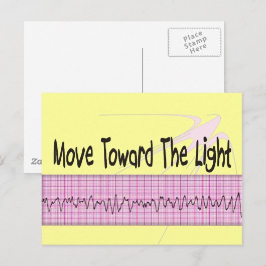 ICU Zurse Gift—Hilarious V-Fib EKG Strip Design Briefkaart (Voorkant / Achterkant)
