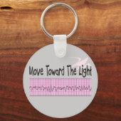 ICU Zurse Gift—Hilarious V-Fib EKG Strip Design Sleutelhanger (Voorkant)