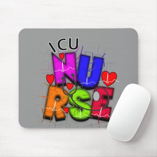 ICU Zuurcadeautjes, ontwerp voor Artsy QRS Muismat (Met muis)