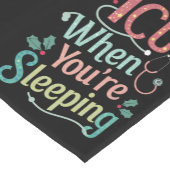 ICU's als je op ICU's slaapzalig kerstfeest bent Korte Tafelloper (Hoek)