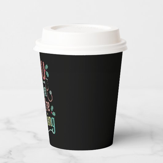 ICU's als je op ICU's slaapzalig kerstfeest bent Papieren Bekers (Links)