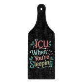 ICU's als je op ICU's slaapzalig kerstfeest bent Snijplank (Voorkant)