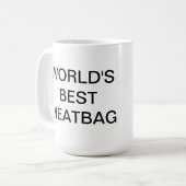 ICWXP World's Best Meatbag Mok (Voorkant links)