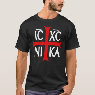 ICXC NIKA, Jezus Christus veroveraars. T-shirt