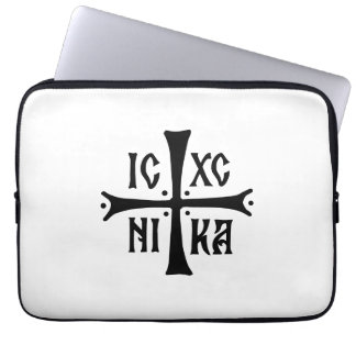 ICXCNIKA kruis orthodoxe religie christendom symbo Laptop Sleeve