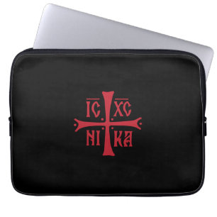 ICXCNIKA kruis orthodoxe religie christendom symbo Laptop Sleeve