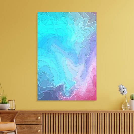 Icy Artifacts Canvas Afdruk (Insitu (Woonkamer))