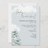 Icy Blue Baby Het is koud buiten Kaart (Voorkant)