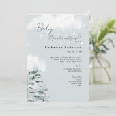 Icy Blue Baby Het is koud buiten Kaart (Staand voorkant)