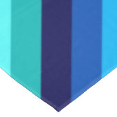 Icy Blue Blauwgroen strepen groot tafelkleed (Gekanteld)