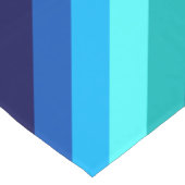 Icy Blue Blauwgroen Strepen Kleine Tafelloper (Hoek)